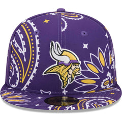 Minnesota Vikings New Era Paisley 59FIFTY Fitted Hat