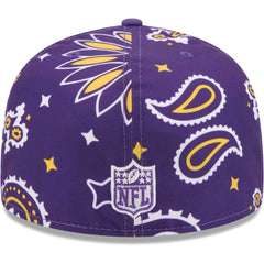 Minnesota Vikings New Era Paisley 59FIFTY Fitted Hat
