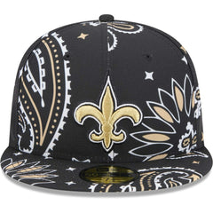 New Orleans Saints New Era Paisley 59FIFTY Fitted Hat
