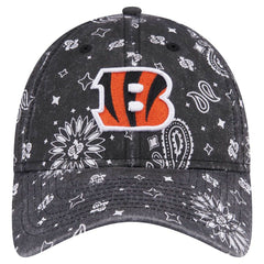 Cincinnati Bengals New Era Women's Paisley 9TWENTY Adjustable Hat