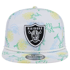 Las Vegas Raiders New Era Vacay Golfer Snapback Hat