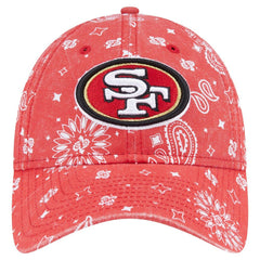 San Francisco 49ers New Era Women's Paisley 9TWENTY Adjustable Hat