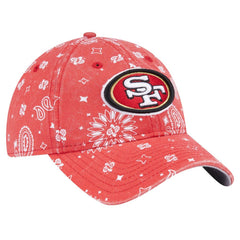 San Francisco 49ers New Era Women's Paisley 9TWENTY Adjustable Hat