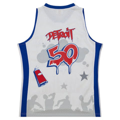 Detroit Pistons x Tats Cru Hardwood Classics Fashion Jersey sale Online