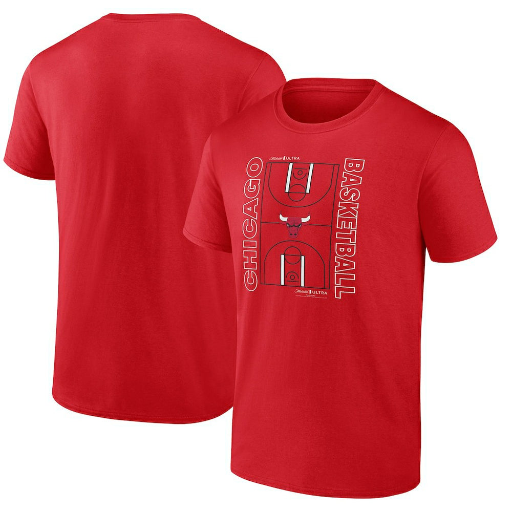 Chicago Bulls Michelob Ultra Full Court T-Shirt - Red for sale Discount