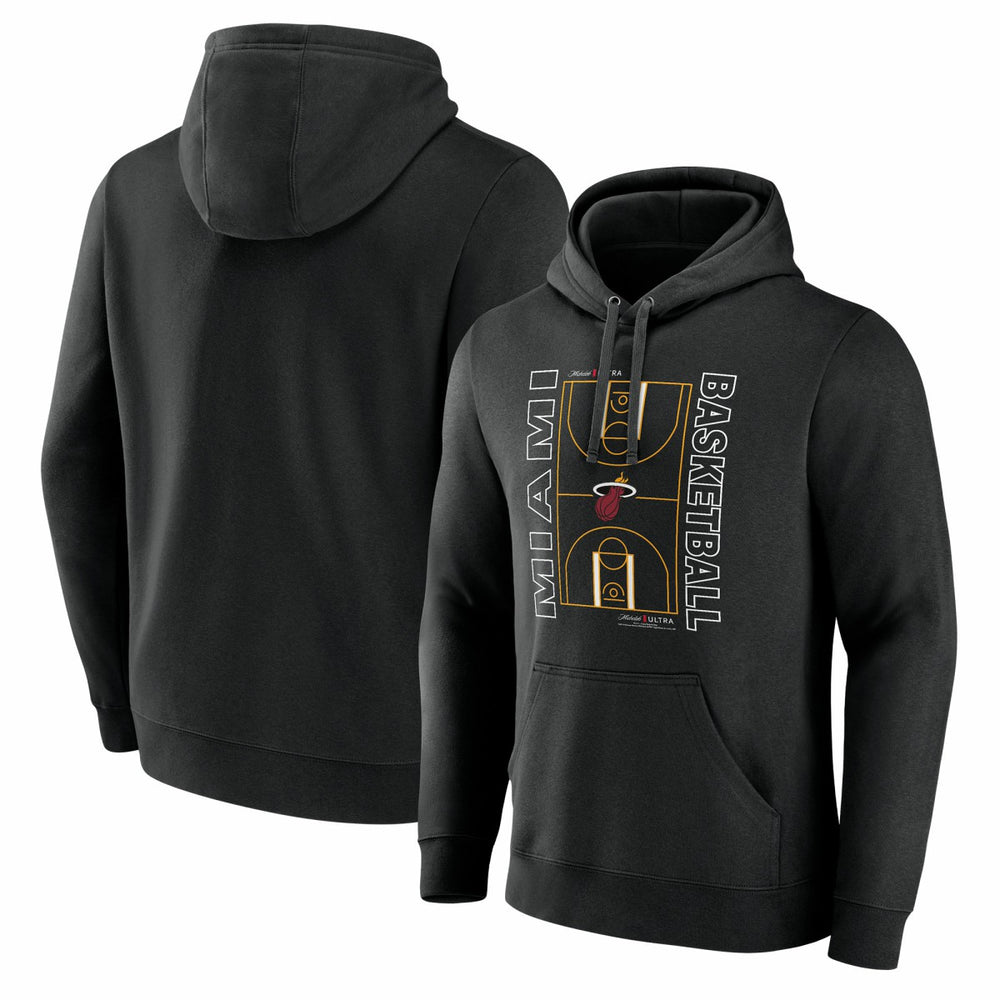 Miami Heat Michelob Ultra Full Court Pullover Hoodie - Black on sale On Sale