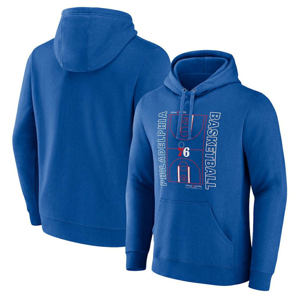 Philadelphia 76ers Michelob Ultra Full Court Pullover Hoodie - Royal online Outlet