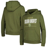 Vegas Golden Knights Levelwear Youth Podium Fleece Pullover Hoodie On Sale