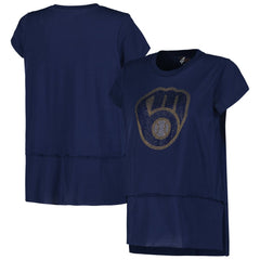 Milwaukee Brewers G-III 4Her by Carl Banks Women's Cheer Fashion T-Shirt | MLB Outlet