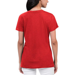 Washington Nationals G-III 4Her by Carl Banks Women's Key Move V-Neck T-Shirt | MLB For sale