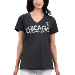 Chicago White Sox G-III 4Her by Carl Banks Women's Key Move V-Neck T-Shirt | MLB On Sale