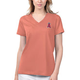 Los Angeles Angels Margaritaville Women's Game Time V-Neck T-Shirt | MLB Discount