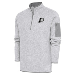 Indiana Pacers Antigua Metallic Logo Fortune Quarter-Zip Jacket Discount