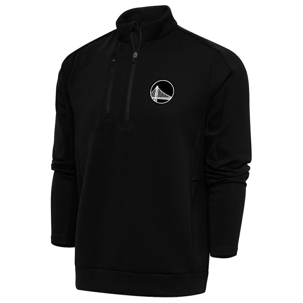 Golden State Warriors Antigua Metallic Logo Generation Quarter-Zip Top sale On Sale