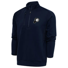 Indiana Pacers Antigua Metallic Logo Generation Quarter-Zip Top New