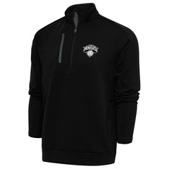 New York Knicks Antigua Metallic Logo Generation Quarter-Zip Top Discount
