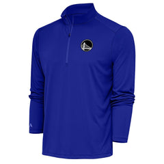 Golden State Warriors Antigua Metallic Logo Tribute Quarter-Zip Top sale Outlet