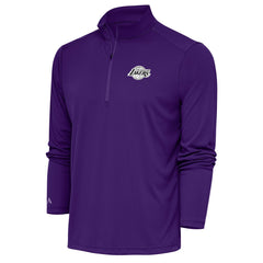 Los Angeles Lakers Antigua Metallic Logo Tribute Quarter-Zip Top Discount