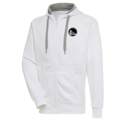 Golden State Warriors Antigua Metallic Logo Victory Raglan Full-Zip Hoodie sale Discount