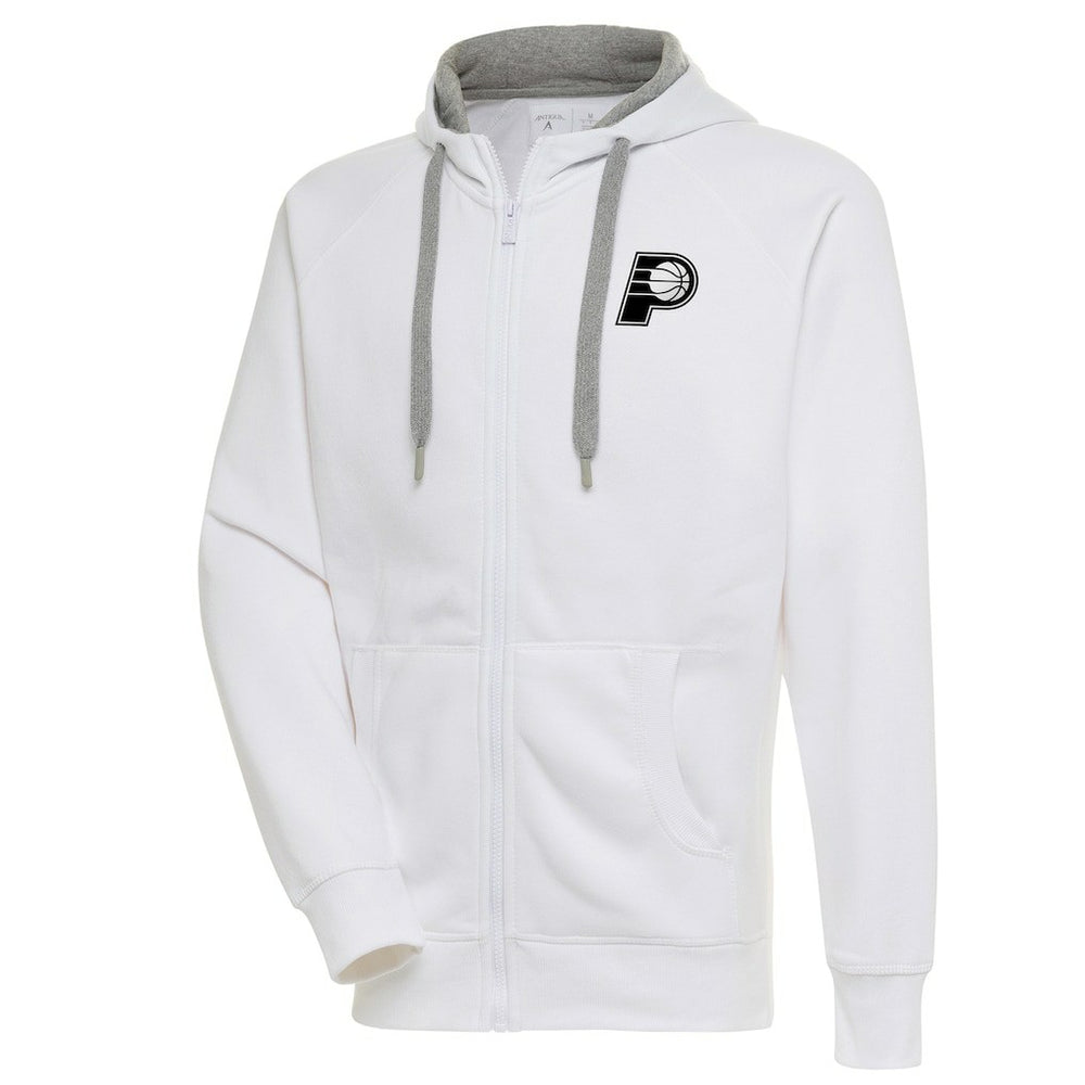Indiana Pacers Antigua Metallic Logo Victory Raglan Full-Zip Hoodie Discount