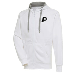 Indiana Pacers Antigua Metallic Logo Victory Raglan Full-Zip Hoodie Discount