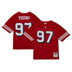 Bryant Young San Francisco 49ers Legacy Replica Jersey - Scarlet cheap