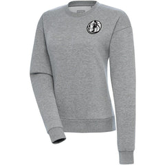 Dallas Mavericks Antigua Women's Brushed Metallic Victory Pullover Sweatshirt - Heather Gray discount On Sale