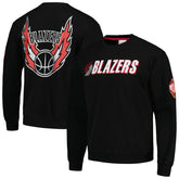 Portland Trail Blazers Hardwood Classics There and Back Pullover Sweatshirt New
