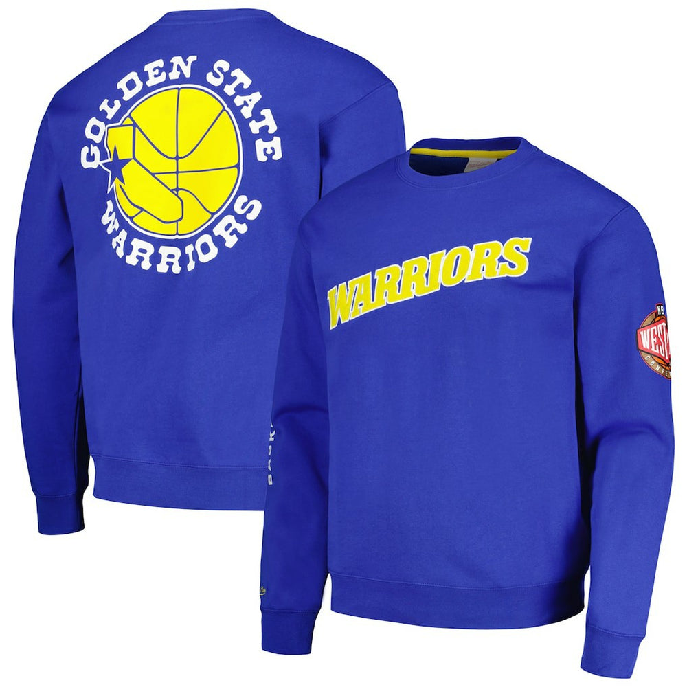 Golden State Warriors Hardwood Classics There and Back Pullover Sweatshirt sale Discount