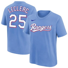 Jose Leclerc Texas Rangers Nike Youth Name & Number T-Shirt | MLB Online
