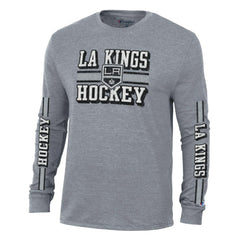 Los Angeles Kings Champion Tri-Blend Dual-Stripe Long Sleeve T-Shirt Discount