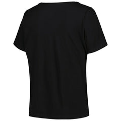Golden State Warriors Profile Women's Plus Size Arch Over Logo V-Neck T-Shirt sale New