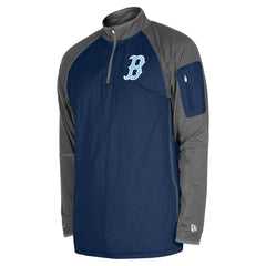 Boston Red Sox New Era Father's Day Raglan Quarter-Zip Top | MLB Sale
