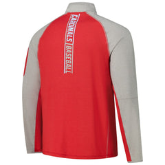 St. Louis Cardinals New Era Father's Day Raglan Quarter-Zip Top | MLB Outlet