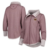 Washington Commanders Tommy Bahama Women's Sport Sun Fade Full-Zip Sweatshirt