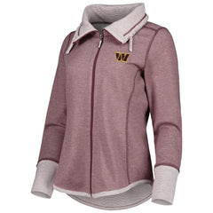 Washington Commanders Tommy Bahama Women's Sport Sun Fade Full-Zip Sweatshirt