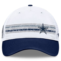 Dallas Cowboys Fanatics Fundamentals Flawless Stripe Trucker Adjustable Hat