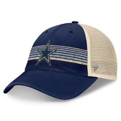 Dallas Cowboys Fanatics Fundamentals Stripes Trucker Adjustable Hat