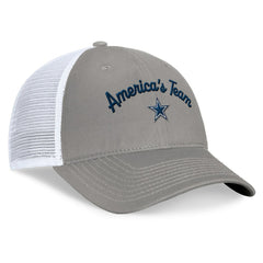 Dallas Cowboys Fanatics Women's Fundamentals Slogan Trucker Adjustable Hat