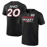 Sebastian Aho Carolina Hurricanes Fanatics Authentic Pro Prime Name & Number T-Shirt Online
