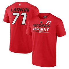 Dylan Larkin Detroit Red Wings Fanatics Authentic Pro Prime Name & Number T-Shirt Outlet