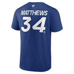 Auston Matthews Toronto Maple Leafs Fanatics Authentic Pro Prime Name & Number T-Shirt Sale