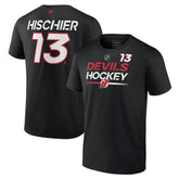 Nico Hischier New Jersey Devils Fanatics Authentic Pro Prime Name & Number T-Shirt On Sale