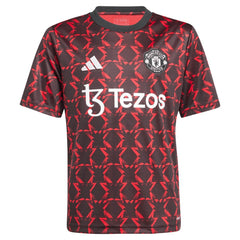 Manchester United Youth 2024/25 Pre-Match Top Black - Adidas