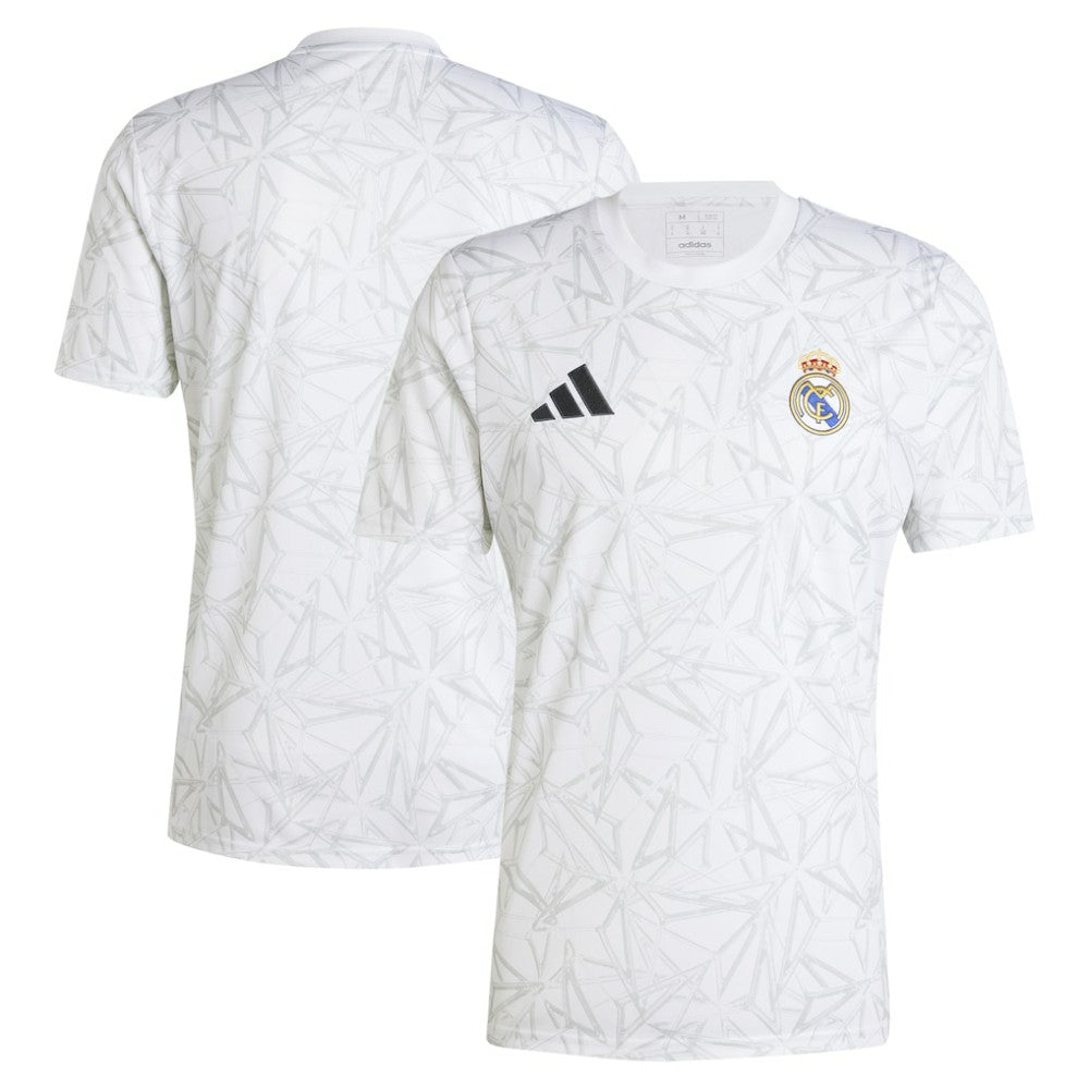 Real Madrid 2024/25 Pre-Match Top White - Adidas