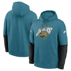 Jacksonville Jaguars Nike Throwback Alternate Logo Team Issue Club Pullover Hoodie