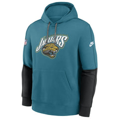 Jacksonville Jaguars Nike Throwback Alternate Logo Team Issue Club Pullover Hoodie