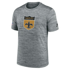New Orleans Saints Nike Sideline Velocity Throwback Logo Dri-FIT T-Shirt