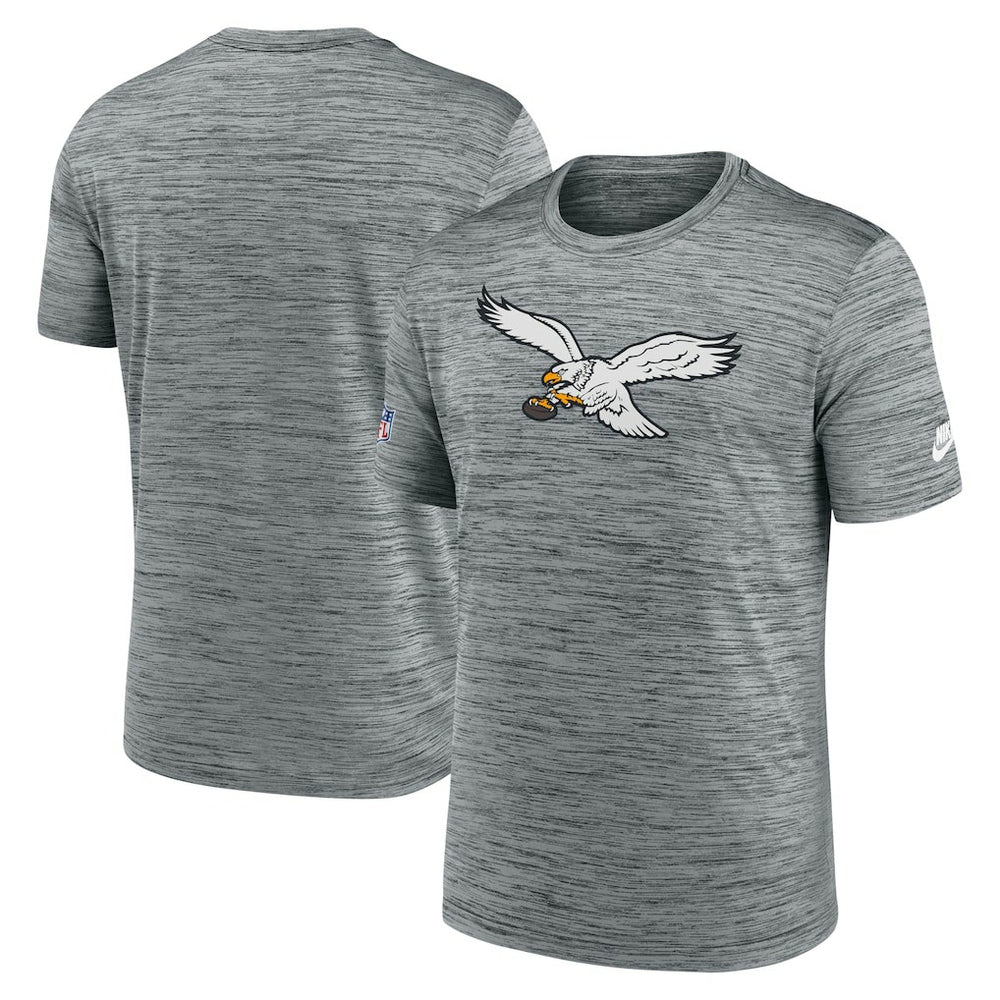 Philadelphia Eagles Nike Sideline Velocity Throwback Logo Dri-FIT T-Shirt