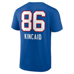 Buffalo Bills Dalton Kincaid Team Wordmark Player Name & Number T-Shirt